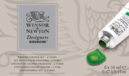 Winsor & Newton Designers Gouache Primary Colour Set