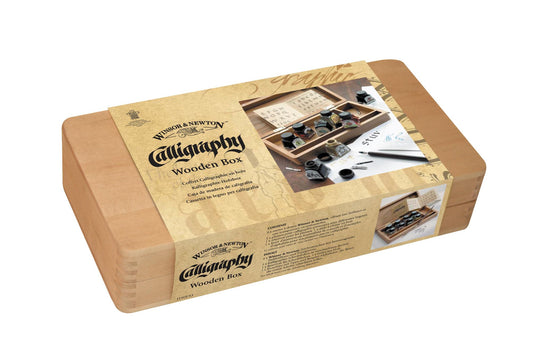 Calligraphy Wooden Box Set - With Drawing Inks