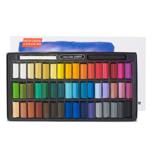 Inscribe Set Of 48 Assorted Soft Pastels