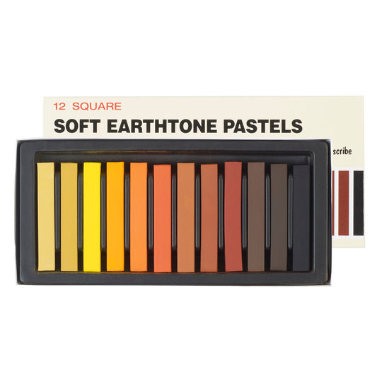 Inscribe Set Of 12 Earthtone Soft Pastels x 6 packs