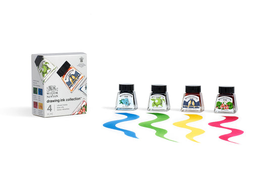 Drawing Ink Collection - Set of 4 (Vibrant Tones)