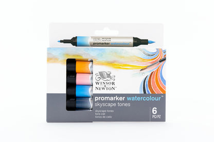 Promarker Watercolour 6 Sky Tones