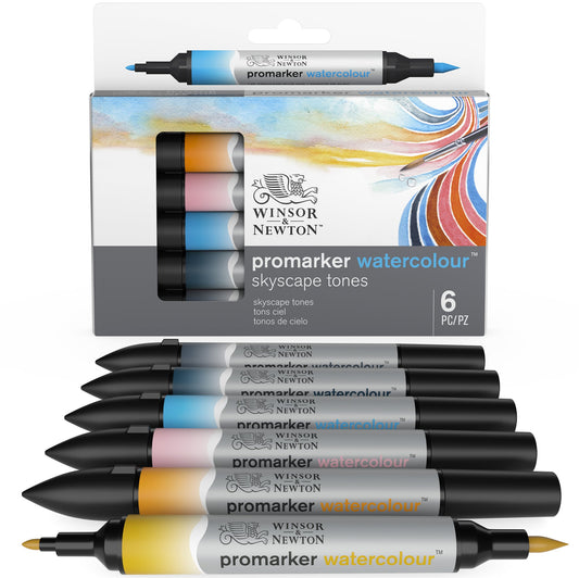 Promarker Watercolour 6 Sky Tones
