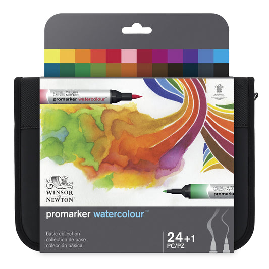 Winsor & Newton Promarker Watercolour 24 Basic Collection