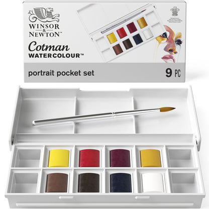 Winsor & Newton Cotman Watercolour Portrait Pocket Set