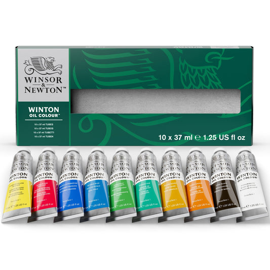 Winsor & Newton Winton Oil Colour 10x37ml Tube