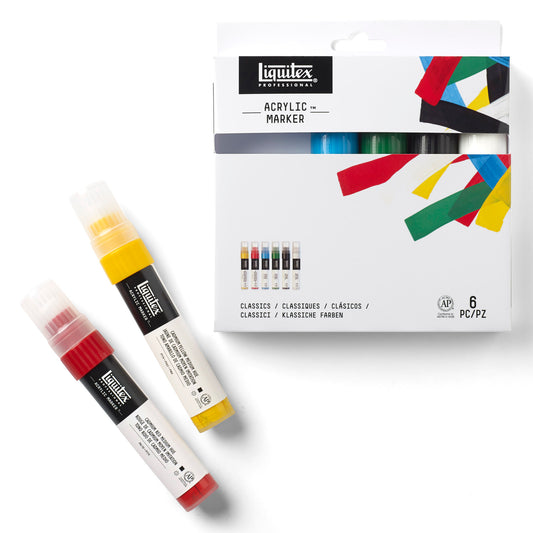Liquitex Professional Acrylic Marker Set - 6x15mm - Classics