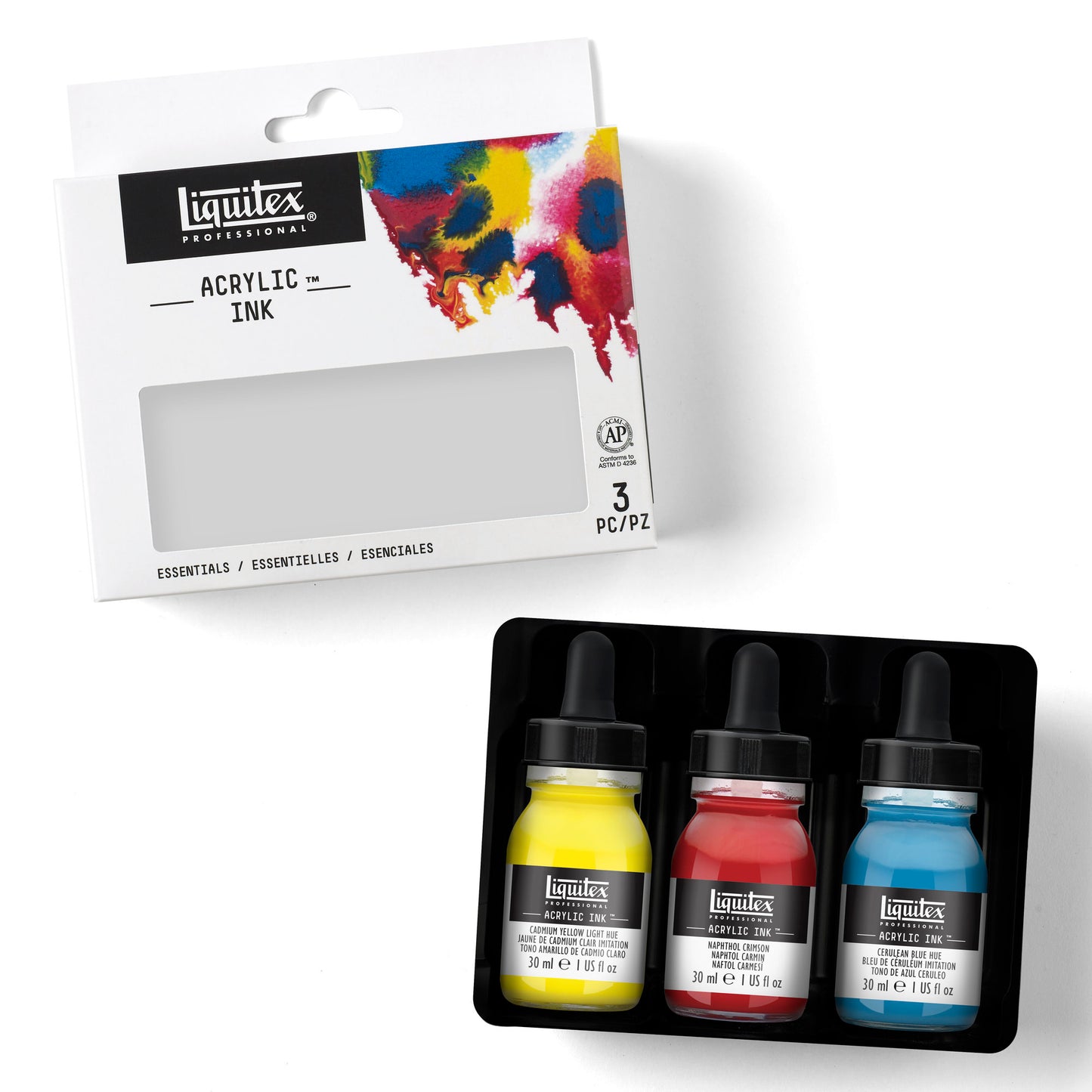 Liquitex Professional Acrylic Ink Set- 3X30ml - Essentials