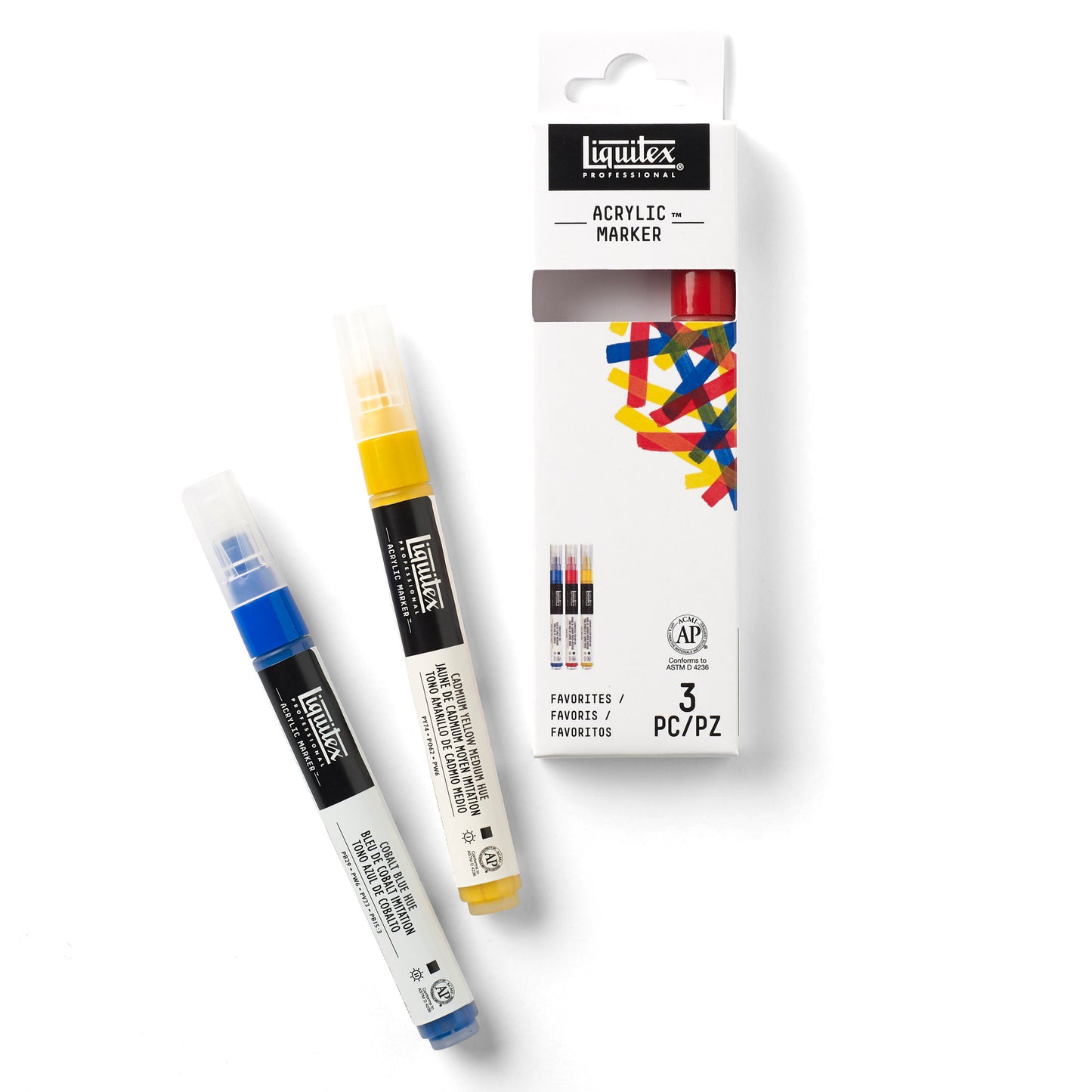 Acrylic Marker Set - 3x2mm - Favorites