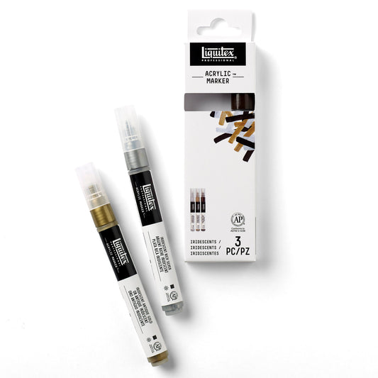 Acrylic Marker Set - 3x2mm - Iridescents