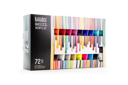 Liquitex Basics Acrylic Set - 72x22ml - The Complete Range
