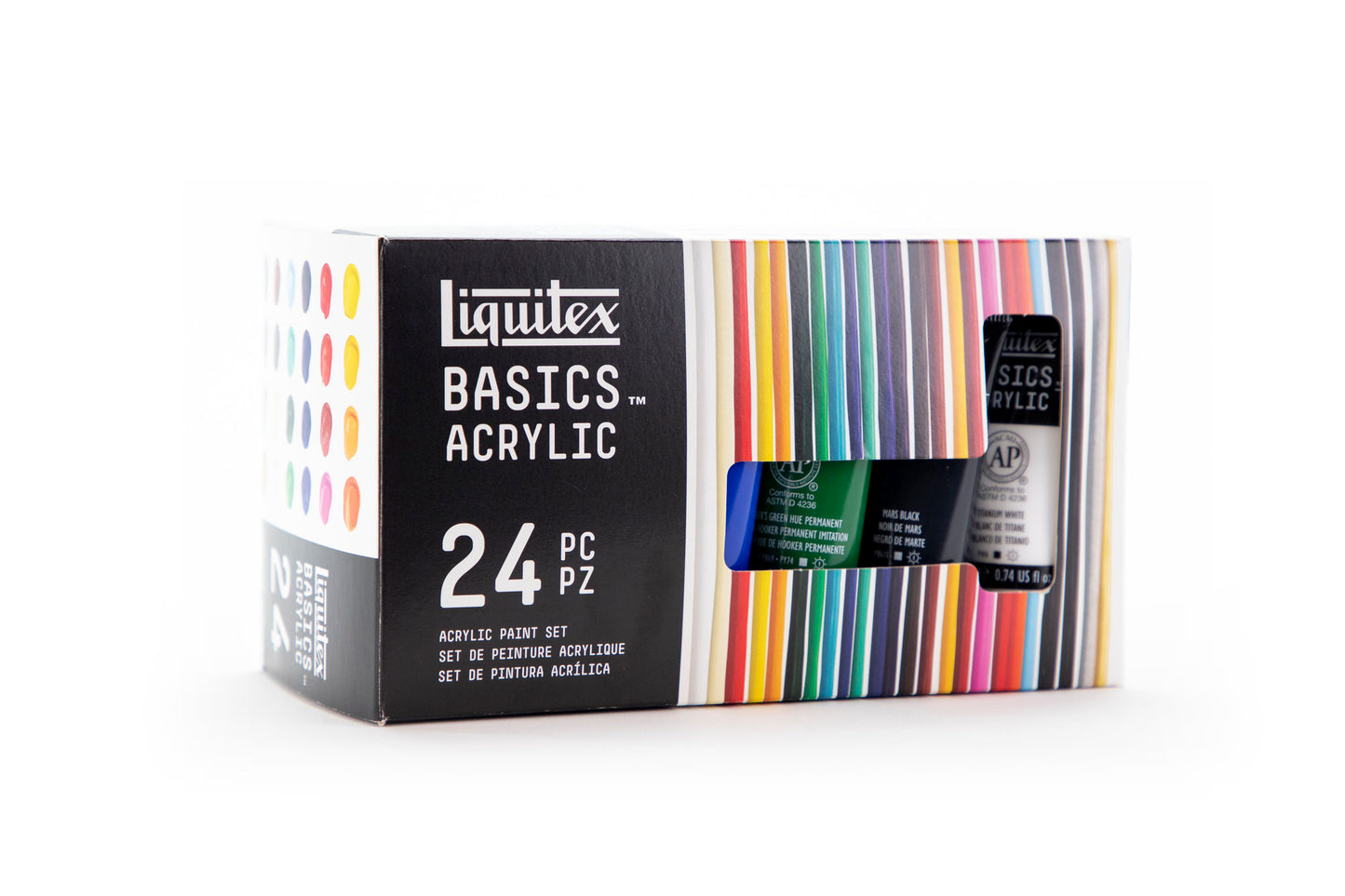 Liquitex Basics Acrylic Set - 24x22ml - Best Sellers