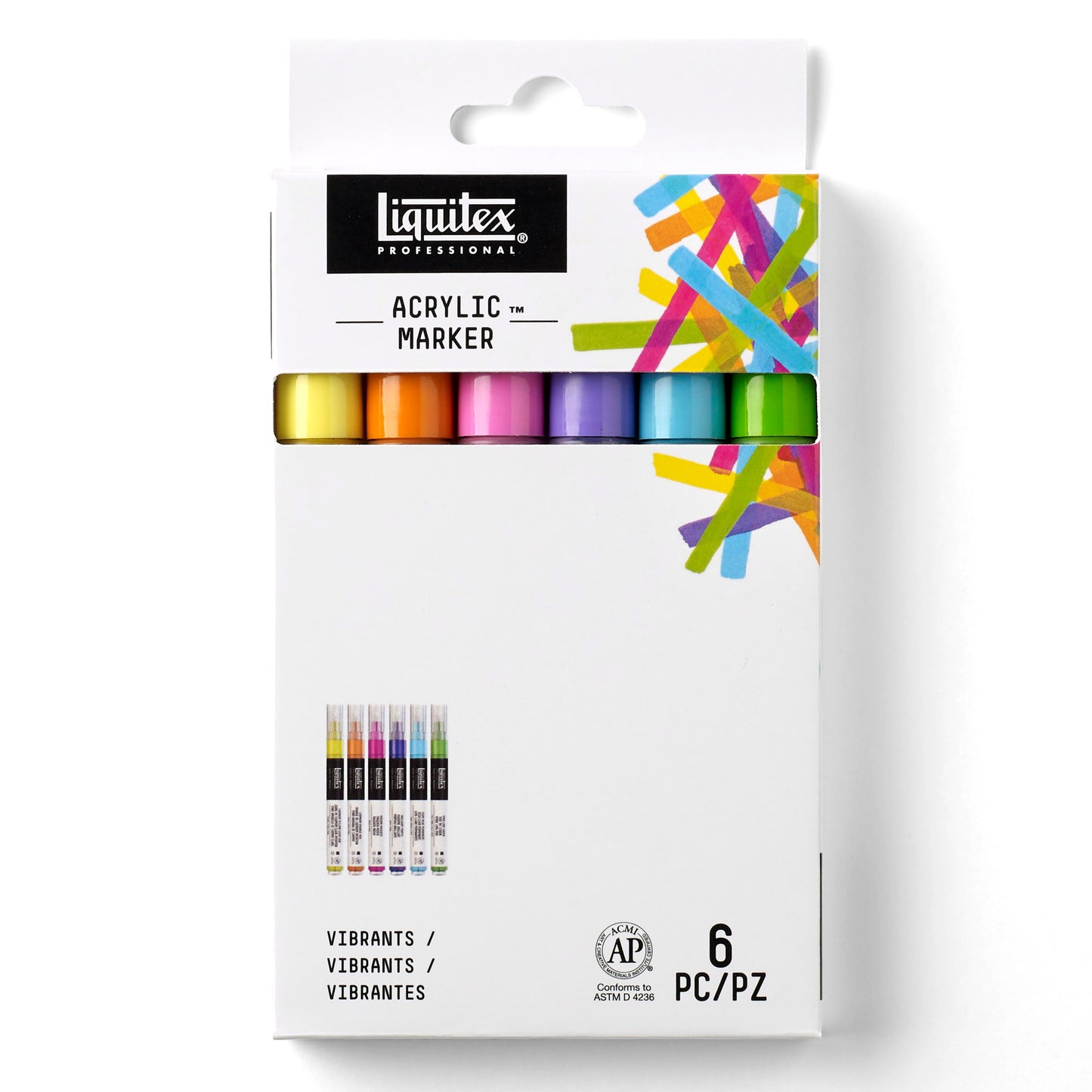 Acrylic Marker Set - 6x2mm - Vibrants