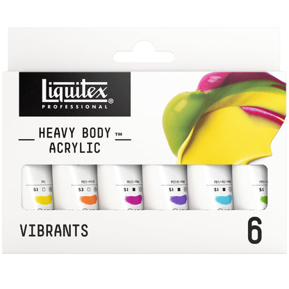 Liquitex Professional Heavy Body Acrylic Set - 6x22ml - Vibrants