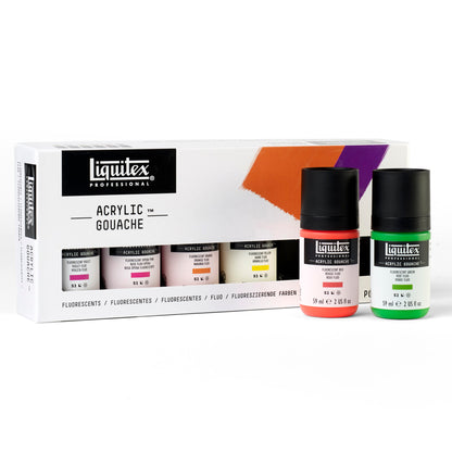 Liquitex Professional Acrylic Gouache 6X59ml Set - Fluorescents