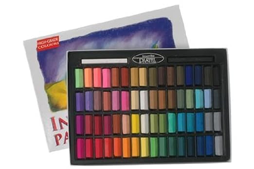 Inscribe Set Of 64 Assorted Soft Pastels