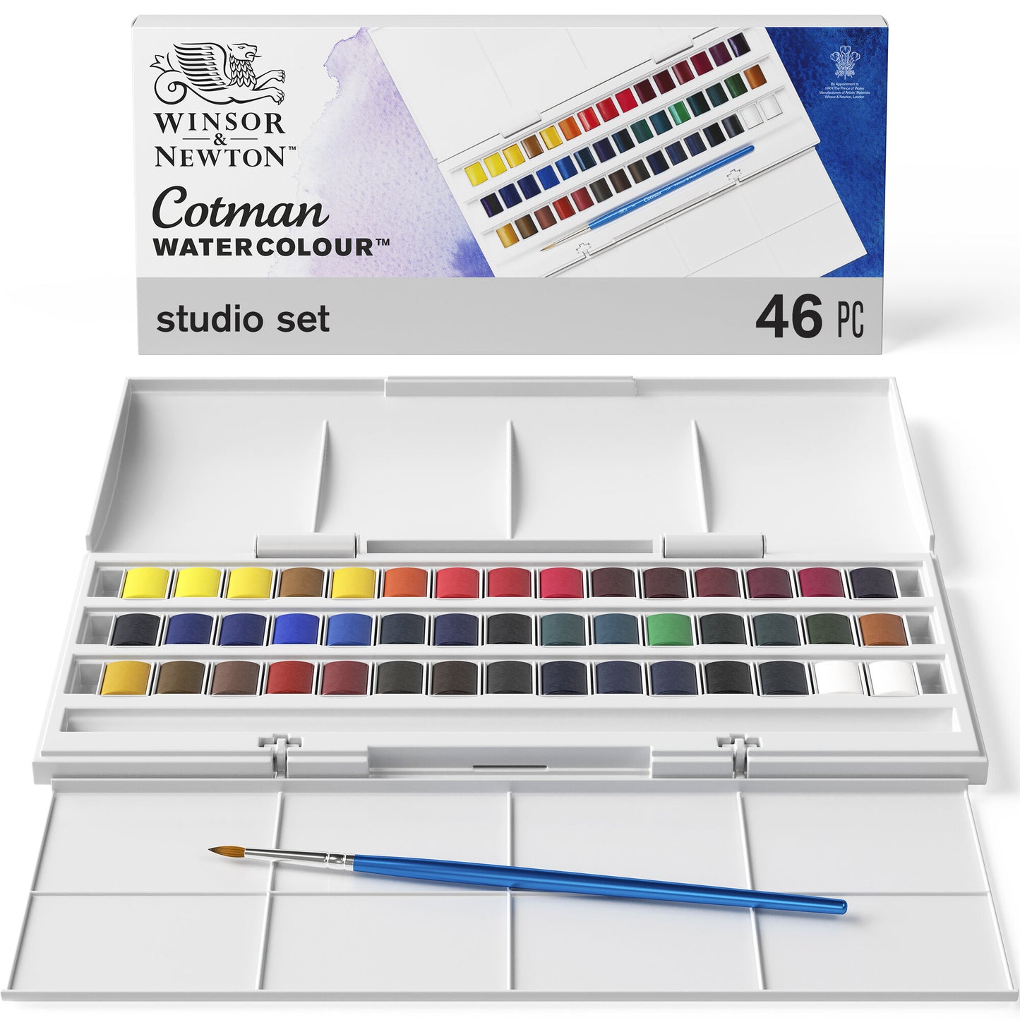 Cotman Watercolour Studio Set - 45 HALF PANS