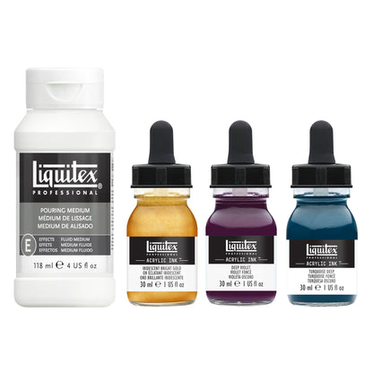 Liquitex Professional Acrylic Ink Set- Pouring Technique - Deep Colors